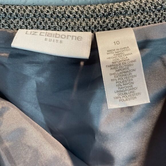 Liz Claiborne Suits Gray Skirt Size 10 EUC - Picture 4 of 5